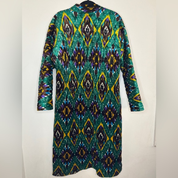 Handmade Thick Velour Kimono Style Jacket boho fits a medium-large - Picture 4 of 4